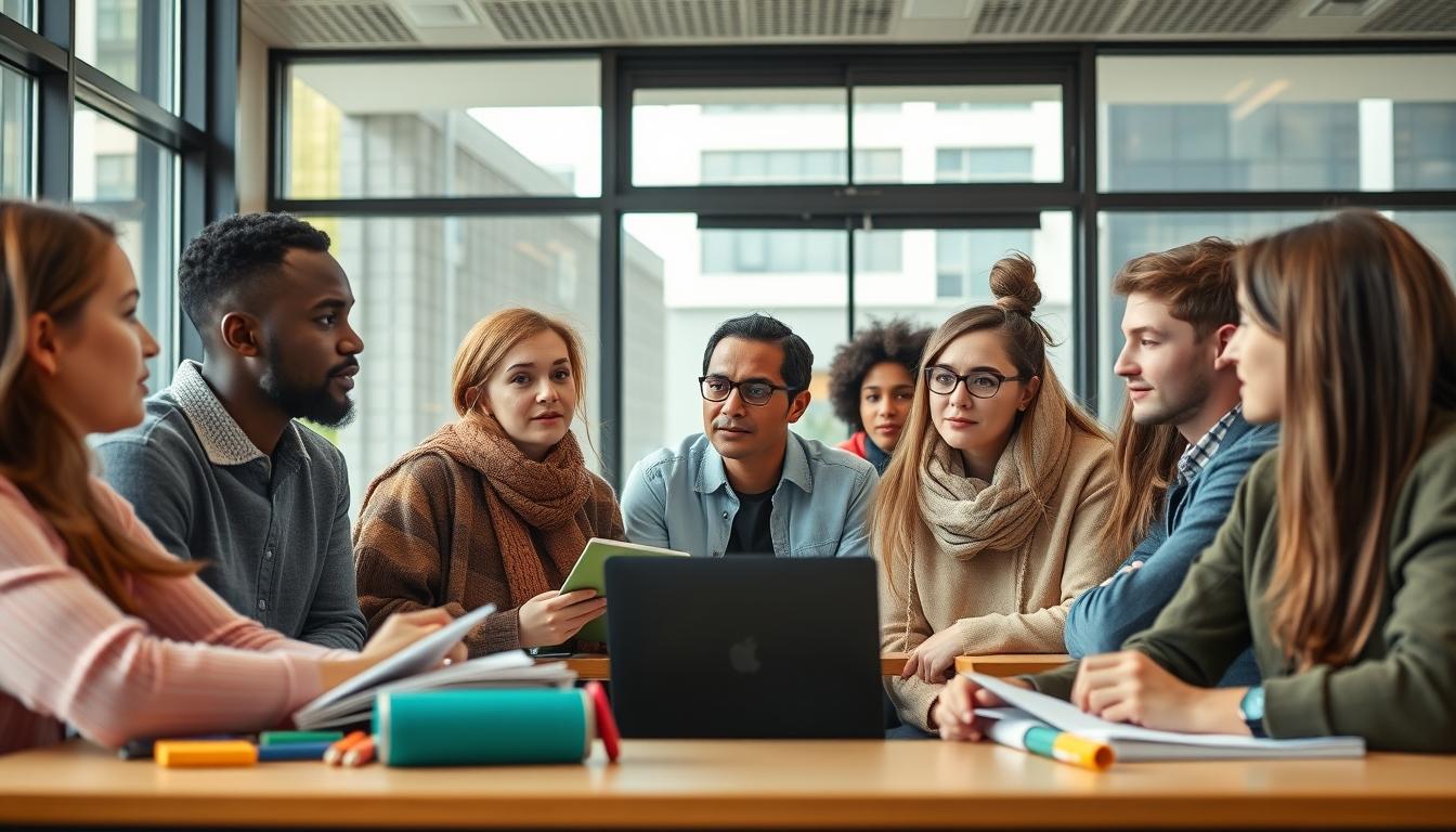 Digital learning platform with online study materials